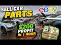How to sell used car Parts on Ebay The best side hustle to start in 2026