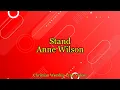 Stand - Anne Wilson - Lyric video
