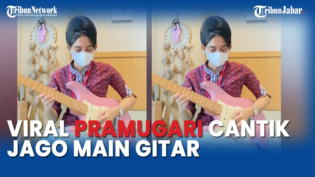 VIRAL Pramugari Cantik Ini Punya Skill Main Gitar Bakal Jadi Pesaing Alip_Ba_Ta