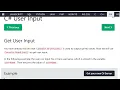 C Type Casting and User Input