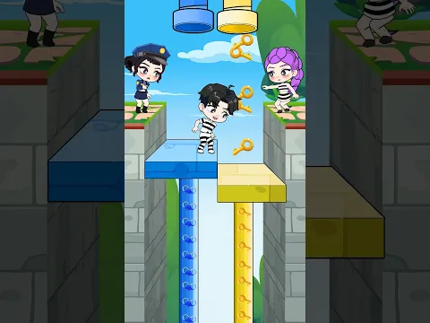 Love Challenge: Cop or Prisoner - What does Jinu Choose #kpopdemonhunters #shorts
