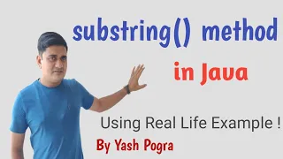 substring method in java substring in Java example String substring Method example