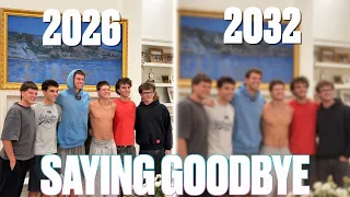SAYING GOODBYE FOR A LONG TIME