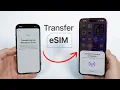 How To Transfer eSIM from one iPhone to Another iPhone