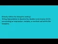 What is String Interpolation in Angular