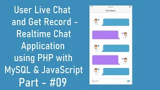 - User Live Chat and Get Record Realtime Chat Application using PHP with MySQL and JavaScript