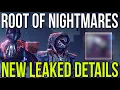 SPOILERS New ROOT OF NIGHTMARES Raid Weapon Details have been LEAKED Destiny 2