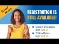 Registration Is Still Available - Register for 4- 8
