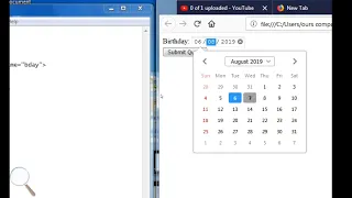 html5 input type date in telugu with tags notepad lesson 24 part-3