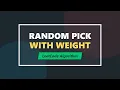 Random Pick With Weight - Weighted Probabilities Binary Search Algorithm Explained
