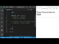 PHP Course How Type Conversion Work