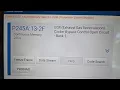 P245A Ford ecosport EGR exhaust gas recirculation cooler bypass control open circuit Bank 1