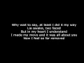 Calvin Harris - My Way [Lyrics + Audio]