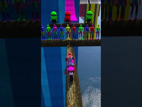 GTA V SPIDERMAN VS BATMAN , SUPERMAN FUNNY CHALLENGE