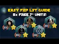 Easy LST Quest Guide - FREE G13 Dengar IG-88 Fennec Chewbacca and BH Lightspeed Tokens SWGOH