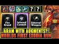 World First Perfect 4 Augment Exodia Brand 0 001 Chance in ARAM Mayhem CRAZY New Mode