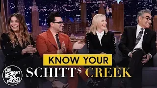 know your schitts creek with the schitts creek cast