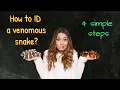 Venomous snake ID How to