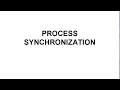 Process Synchronization Introduction