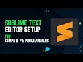 DSA Bangla C IDE Setup for DSA CP in Windows Sublime Text Compiler Bangla