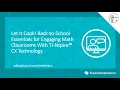 Webinar Let It Cook Back-to-School Essentials for Engaging Math Classrooms With TI-Nspire