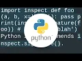 How can I read a function s signature including default argument values
