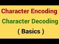 Character Encoding Decoding encoding standards code point character set charset code unit