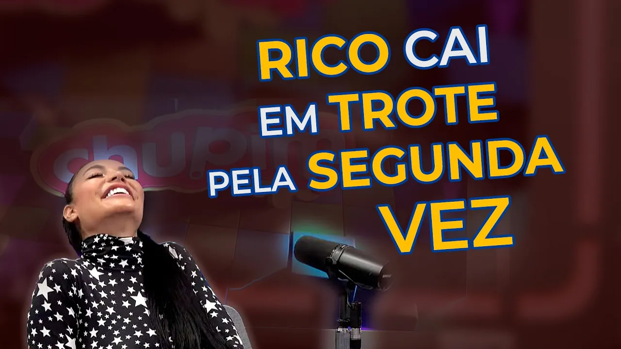RICO CAI EM TROTE PELA SEGUNDA VEZ: Chupim Metropolitana