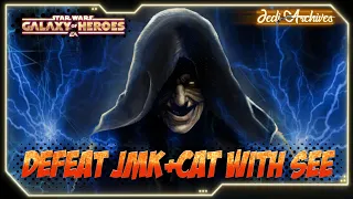 How to beat JMK CAT with SEE SWGOH
