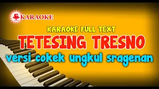 Download KARAOKE TETESING TRESNO VERSI COKEK UNGKUL SRAGENAN FULL AUTO TEXT MP3