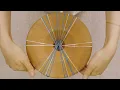 Kumihimo braiding the thread