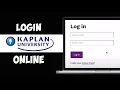 Kaplan University Login 2024 Kaplan University Student Online Account Sign In