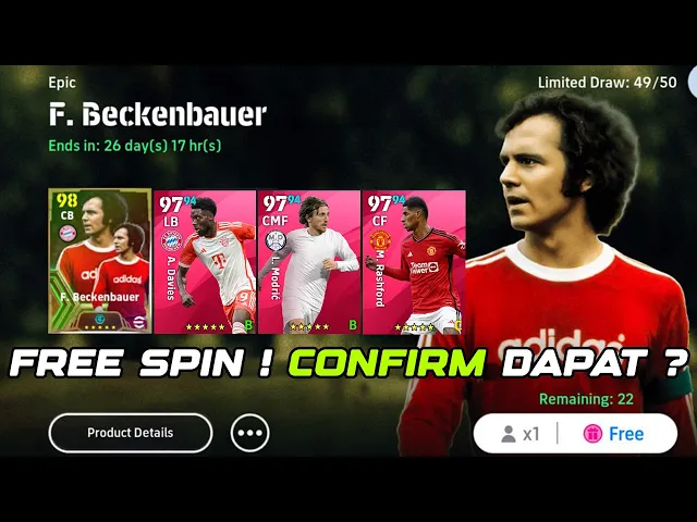 Download MP3 MASA UNTUK SAYA DAPATKAN FREE EPIC BECKENBAUER ! FT NOSTALGIA ICONIC CARD RAHSFORD, DAVIES & MODRIC