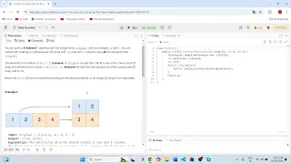 2022 Convert 1D Array Into 2D Array Leetcode