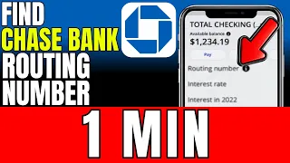 How To Find Chase Bank Routing Number 2026 Very Easy