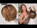 How To Cut A Short BOB Haircut With PERFECT Layers
