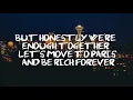 G-Eazy - Hittin Licks (Lyrics/Lyric Video)