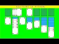 Solitaire game in python Card game Intro