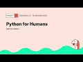Python for Humans - Matteo Benci