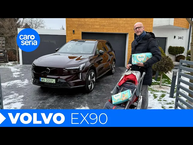 Elektryczne Volvo EX90, czyli rodzina nam się powiększyła! (TEST PL/ENG 4K) | CaroSeria
