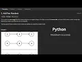 Add Two Numbers LeetCode program solving in Python