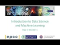 ARCHER2 Introduction to Data Science Machine Learning Day Session 1