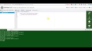 Java Online Editor