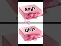 🥰Choose Your Surprise Gift box🎁 Boys vs Girls Gift 🤗#shorts
