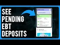 How to See Pending EBT Deposits Check Your EBT Balance Status