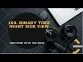 LEETCODE JAVA 199 Binary Tree Right Side View