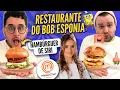 Download Lagu Trying Krabby Patties at SpongeBob's Restaurant | Chef Heaven
