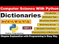 Dictionary In Python Dictionary Class 11 Python Class 11 Computer Science Dictionary in Python