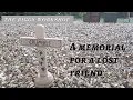 Dog memorial made from wood