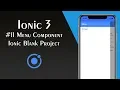Ionic 3 - Add Menu Component to Ionic Blank Project